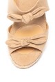 Pepe Jeans London Sandale wedge tip espadrile de piele intoarsa ecologica Femei