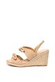 Pepe Jeans London Sandale wedge tip espadrile de piele intoarsa ecologica Femei