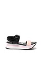 Pepe Jeans London Sandale wedge cu velcro Fuji Femei