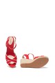 Pepe Jeans London Sandale tip espadrile cu talpa wedge Shark Femei