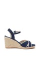 Pepe Jeans London Sandale tip espadrile cu talpa wedge Shark Femei