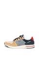 Pepe Jeans London Pantofi sport din material usor, cu garnituri de piele intoarsa Jayker Dual Barbati