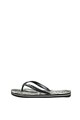 Pepe Jeans London Papuci flip flop cu model si logo stantat Barbati