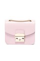 Furla Geanta crossbody mica de piele cu bareta din lant Metropolis Femei