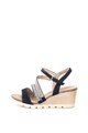 Caprice Sandale wedge de piele intoarsa, cu strasuri Femei