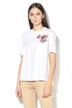 Sportmax Code Ercole modáltartalmú póló hímzett virággal női