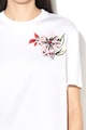 Sportmax Code Ercole modáltartalmú póló hímzett virággal női