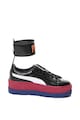 Puma Pantofi sport wedge de piele cu bareta pe glezna Fenty x Puma Femei