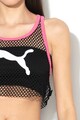 Puma Top crop de plasa cu logo Fenty x Puma Femei