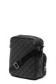 GUESS Geanta crossbody de piele ecologica cu imprimeu logo Barbati