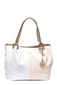 GUESS Geanta shopper de piele ecologica, cu aplicatie logo Cary Femei