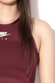 Nike Top tight fit cu segmente transparente, pentru alergare Femei