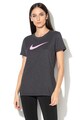 Nike Tricou cu imprimeu logo si tehnologie Dri-FIT pentru fitness Femei