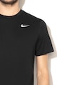 Nike Tricou cu tehnologie Dri-Fit si decolteu la baza gatului, pentru antrenament Barbati