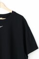 Nike Тениска с бродирано лого и овално деколте, с размер плюс Жени
