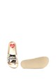 Love Moschino Papuci cu talpa joasa cu aspect metalizat si aplicatie logo metalica Femei