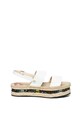 Love Moschino Sandale flatform de piele Femei