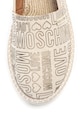 Love Moschino Flatform espadrille cipő logómintával női