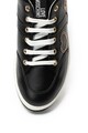 Love Moschino Műbőr sneakers cipő szegecses rátétekkel női