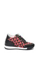 Love Moschino Pantofi sport cu toc wedge ascuns si model cu inima Femei