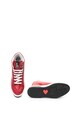 Love Moschino Pantofi sport mid-high de piele ecologica cu aplicatii cu tinte Femei