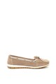 Big Star Pantofi loafer penny de piele intoarsa cu aplicatie funda Femei