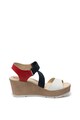 Big Star Sandale wedge cu garnituri de piele Femei