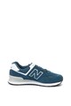 New Balance Pantofi sport de piele intoarsa si plasa 574 Barbati