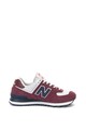 New Balance Pantofi sport de piele intoarsa si plasa 574 Barbati