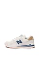 New Balance 574 nyersbőr cipő bőrszegélyekkel férfi