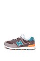 New Balance Pantofi sport de piele intoarsa cu insertii de plasa 574 Barbati