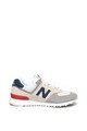 New Balance 574 nyersbőr sneaker hálós anyagbetétekkel férfi