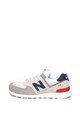 New Balance 574 nyersbőr sneaker hálós anyagbetétekkel férfi