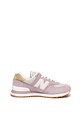 New Balance 574 sneaker nyersbőr szegélyekkel női