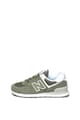 New Balance 574 nyersbőr sneaker hálós anyagbetétekkel női