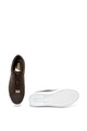 Michael Kors Pantofi sport de piele ecologica, cu model logo Keaton, Maro inchis Femei