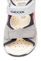 Geox Sandale de piele si panza, cu velcro Tapuz Baieti