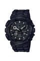 Casio Часовник G-Shock с хронограф и гривна от смола Мъже