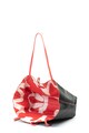 DESIGUAL Geanta shopper de piele ecologica, cu model reversibil si etui detasabil Femei