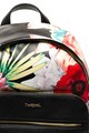 DESIGUAL Rucsac mic de piele ecologica, cu imprimeu floral Lima Femei