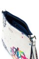 DESIGUAL Geanta crossbody de piele ecologica, cu imprimeu acuarela Molina Femei