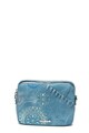 DESIGUAL Geanta crossbody cu mandale si aspect de denim Femei