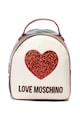 Love Moschino Műbőr hátizsák csillámos szívvel női