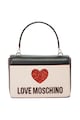 Love Moschino Műbőr válltáska logós foltrátéttel női