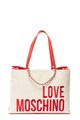 Love Moschino Geanta shopper cu logo brodat Femei