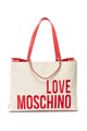 Love Moschino Shopper táska hímzett logóval női