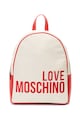Love Moschino Vászon és műbőr hátizsák hímzett logóval női