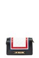 Love Moschino Geanta crossbody de piele cu model colorblock Femei