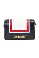 Love Moschino Geanta crossbody de piele cu model colorblock Femei