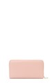 Love Moschino Portofel de piele ecologica, cu fermoar si aplicatii grafice Femei